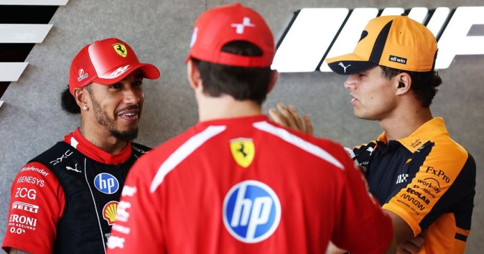 Lando Norris demands rival be banned and Lewis Hamilton gives one-word reply