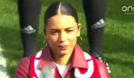 Famous popstar booed over national anthem as fans outraged