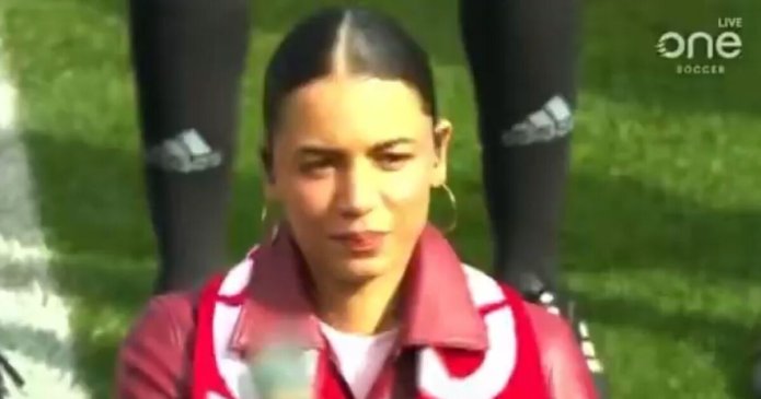 Famous popstar booed over national anthem as fans outraged