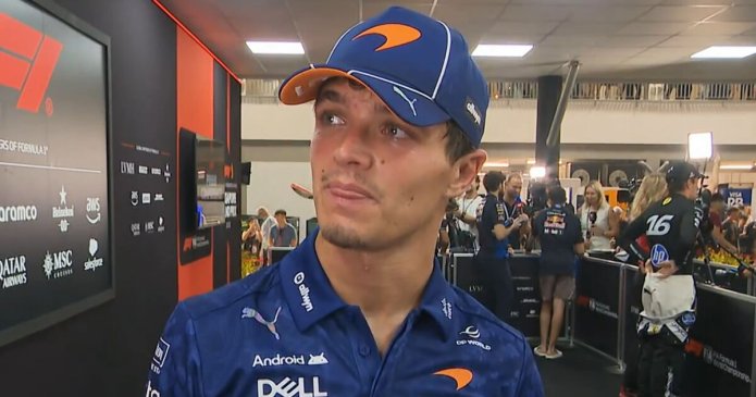 Lando Norris completes humiliating U-turn with apology after mocking reporter