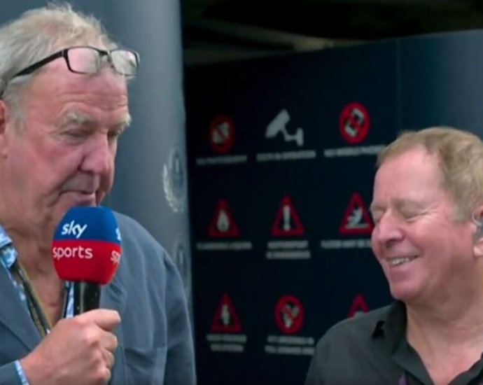 Clarkson sparks outrage with comment live on Sky as Brundle reaction says it all