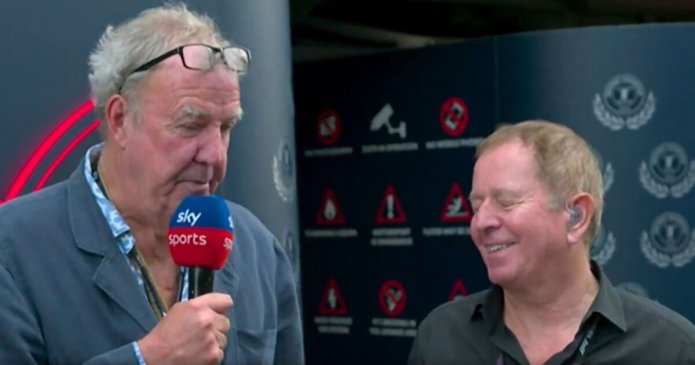 Clarkson sparks outrage with comment live on Sky as Brundle reaction says it all