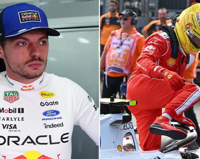 F1 LIVE Max Verstappen hit with grid penalty as Lewis Hamilton abandons session